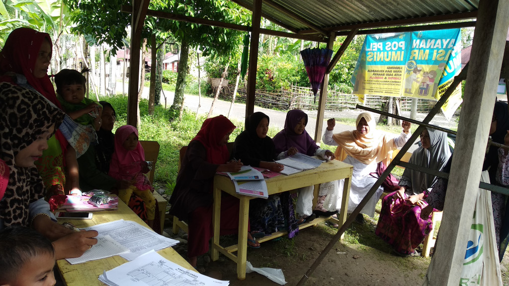 Kegiatan Posyandu, di harap kan dapat membantu bayi dan ibu hamil untuk memperoleh bantuan kesehatan